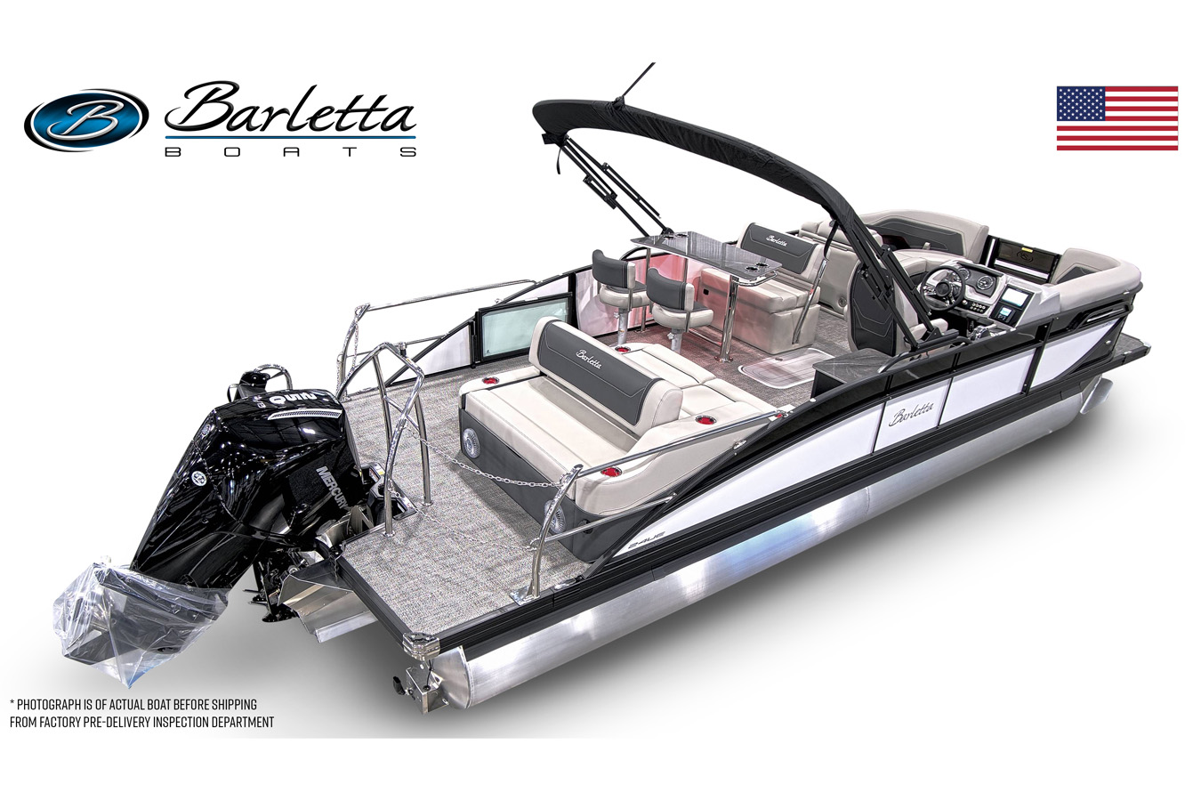 Barletta 2026 Cabrio 24UE with Mercury 250L FourStroke Engine